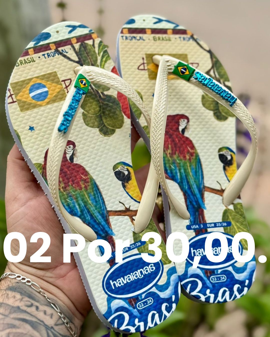 Chinelo promoção 2 por 30 modelo 8