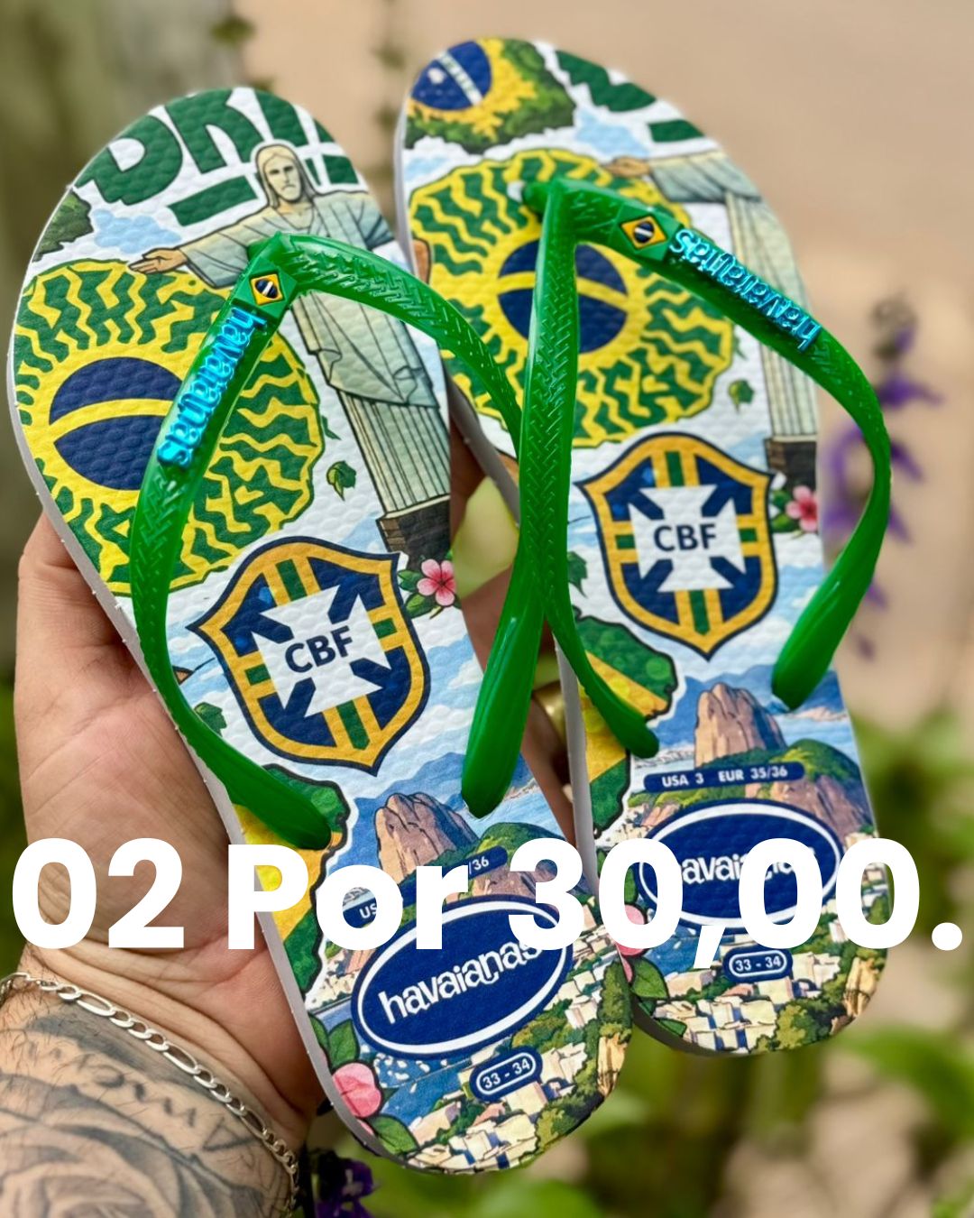 Chinelo promoção 2 por 30 modelo 9